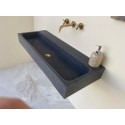 Matte Basalt Marble Sink, Rectangle Marble Sink Basin