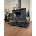 Stove With Cast Iron, Stove With Wood Burning